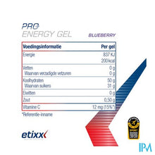 Afbeelding in Gallery-weergave laden, Etixx Double Carb Energy Gel Prol.blueberry12x60ml
