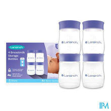 Afbeelding in Gallery-weergave laden, Lansinoh Borstvoeding Bewaarflesjes Melk 3x160ml
