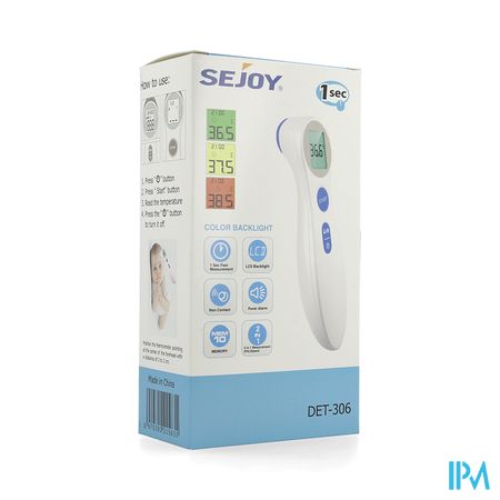 Sejoy Thermometer Infrarood Z/contact