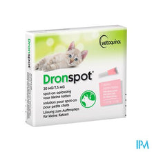 Afbeelding in Gallery-weergave laden, Dronspot 30mg/7,5mg Spot-on Kat Kl.>0,5-2,5kg Pip2
