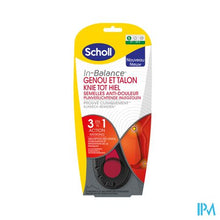 Load image into Gallery viewer, Scholl Pijnverlicht.inlegzolen Knie&hiel S 1 Paire
