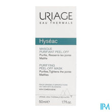 Afbeelding in Gallery-weergave laden, Uriage Hyseac Zuiverende Peel-off Masker 50ml
