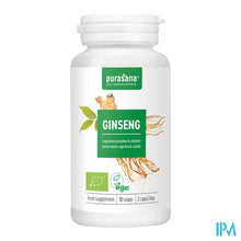 Afbeelding in Gallery-weergave laden, Purasana Vegan Ginseng Bio Caps 80
