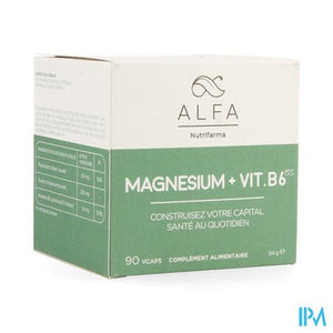 Alfa Magnesium + Vit B6 V-caps 90