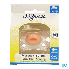 Afbeelding in Gallery-weergave laden, Difrax Fopspeen Natural 0-6m Girl
