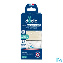 Afbeelding in Gallery-weergave laden, Dodie Zuigfles A/colic Speen&ring Blauw +0m 150ml
