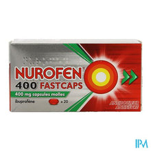 Afbeelding in Gallery-weergave laden, Nurofen 400 Fastcaps Caps 20x400mg

