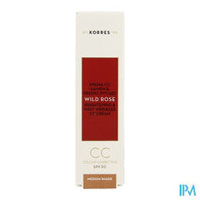 Afbeelding in Gallery-weergave laden, Korres Kf Wild Rose Cc Cream Spf30 Medium 30ml
