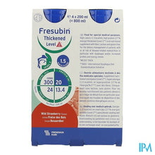Afbeelding in Gallery-weergave laden, Fresubin Thickened Level 2 Drink Aardbei 4x200ml

