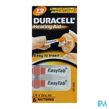 Afbeelding in Gallery-weergave laden, Duracell Easytab Hoorbatterij Da13 6 Oranje
