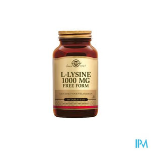 Solgar l-lysine Comp 50x1000mg