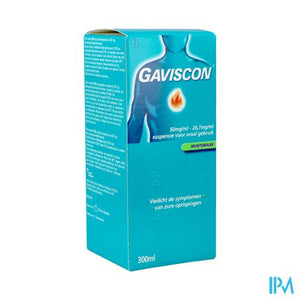 Gaviscon Menthe Munt Susp Buv 300ml