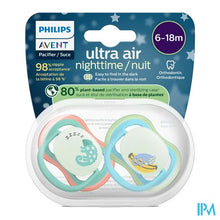 Load image into Gallery viewer, Philips Avent Fopspeen +6m Air Night Aap/camel. 2
