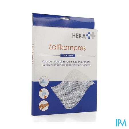Hekapres Zalfkompres 7,5x10cm 6