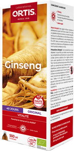 Ortis Ginseng Bio Fl 500ml