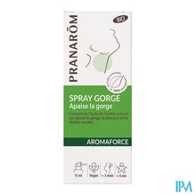 Afbeelding in Gallery-weergave laden, Pranarom Aromaforce Verzacht. Keelspray Bio 15ml
