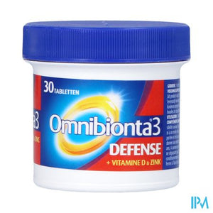 Omnibionta3 Defense Multivitamines Immuniteit (30 tabletten)