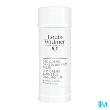 Load image into Gallery viewer, Widmer Deo Creme Zonder Aluminiumzouten Zonder Parfum 40ml
