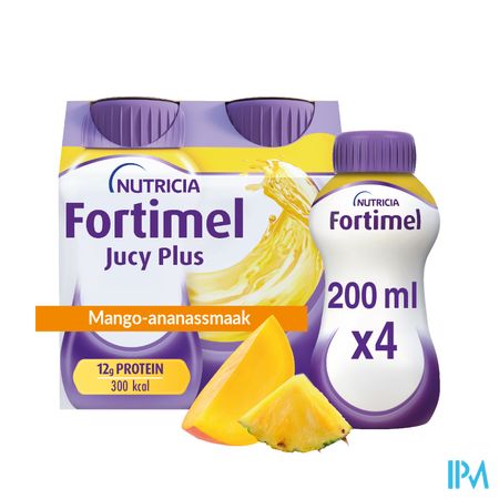 Fortimel Jucy Plus Mango Ananas 4x200ml 185085