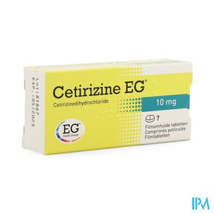 Cetirizine EG           Tabl 7X10Mg