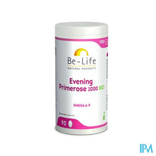 Afbeelding in Gallery-weergave laden, Evening Primrose 1000 Be Life Bio Caps 90
