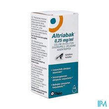 Afbeelding in Gallery-weergave laden, Altriabak 0,25mg/ml Pi Pharma Oogdruppels Opl 5ml
