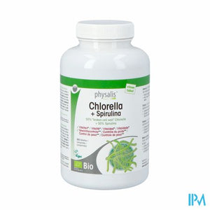 Physalis Chlorella + Spirulina 500mg Comp 500