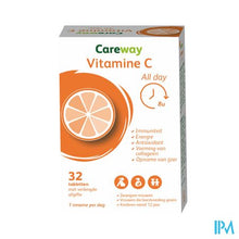 Afbeelding in Gallery-weergave laden, Careway Vitamine C 500mg All Day Comp 32
