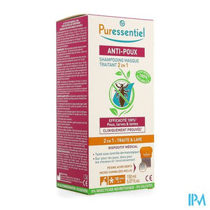 Puressentiel A/luizen Sh Behand. 2in1 150ml + Kam