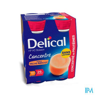 Delical Hp Hc Beverage Conc. Pêche Abricot. 4x200ml