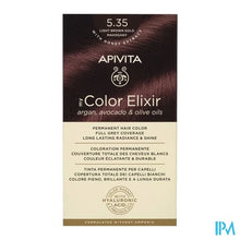 Afbeelding in Gallery-weergave laden, Apivita My Color 5.35 Light Brown Gold Mahogany 2
