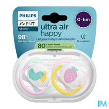 Afbeelding in Gallery-weergave laden, Philips Avent Fopspeen +0m Air Collection Girl 2
