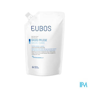 Eubos Zeep Vloeibaar Blauw N/parf Refill 400ml