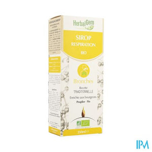 Herbalgem Siroop Ademhaling Bio Kind-volw 250ml