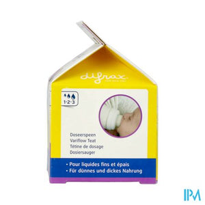 Difrax Flessenspeen Natural Wide 1-2-3 677