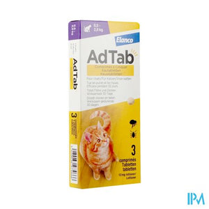 Adtab 12mg Kat >0,5kg-2kg Kauwtabl 3