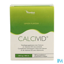 Afbeelding in Gallery-weergave laden, Calcivid 500mg/400ie Lemon Chew 168
