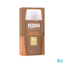 Load image into Gallery viewer, Isdin Fotoprotector Fusion Water Bronze Ip50+ 50ml
