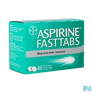 Aspirine Fasttabs 500mg Filmomh Tabl 40