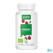 Afbeelding in Gallery-weergave laden, Purasana Vegan Cranberry Bio Caps 30
