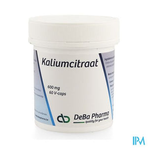 Kaliumcitraat 600mg V-caps 60 Deba