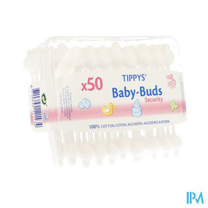 Tippys Baby Tips Wattenstaafjes 50