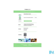 Afbeelding in Gallery-weergave laden, Vit D3 Forte 3000iu Caps 120 Pharmanutrics
