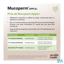 Afbeelding in Gallery-weergave laden, Mucoperm Apple+ 60 ZAKJES 240G
