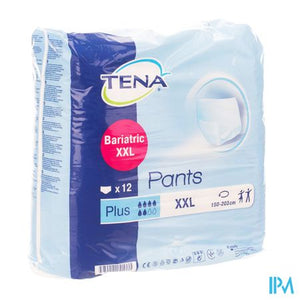 Tena Pants Bariatric Plus Xxl 12