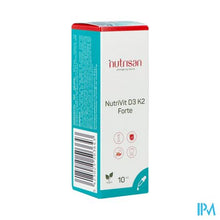 Afbeelding in Gallery-weergave laden, Nutrivit D3 K2 Forte 10ml Nutrisan
