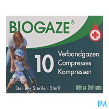 Afbeelding in Gallery-weergave laden, Biogaze 10 Verbandgazen 10 x 10 cm
