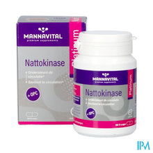 Afbeelding in Gallery-weergave laden, Mannavital Nattokinase Platinium V-caps 90
