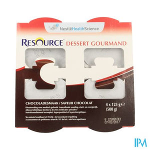 Resource Dessert Gourmand Chocol. 4x125g 12311109