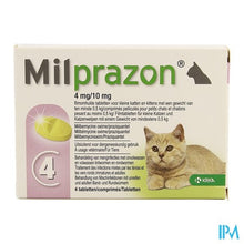 Afbeelding in Gallery-weergave laden, Milprazon 4mg/ 10mg Kat +0,5kg Comp 1x4
